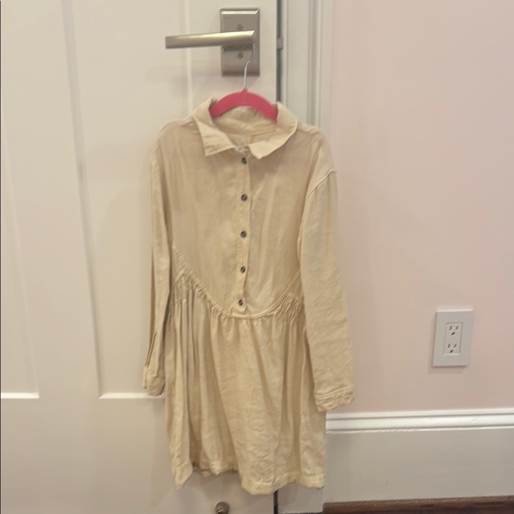 Zara Charming Cream Kids Dress